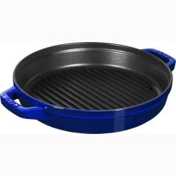 Staub Stackable Cocotte, Braiser, And Grill Pan With Lid | Dark Blue -Staub Shop 71naxvpww l. ac sl1500