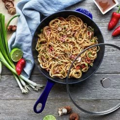 Staub 2.9 Qt Cast Iron Daily Pan | Dark Blue -Staub Shop 750056187