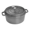 Staub 7-Quart Round Cocotte - Graphite Gray 1 Staub 7-Quart Round Cocotte - Graphite Gray -Staub Shop 781450