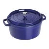 Staub 7-Quart Round Cocotte - Dark Blue 2 Staub 7-Quart Round Cocotte - Dark Blue -Staub Shop 781452