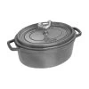 Staub 5.75-Quart Coq Au Vin Cocotte - Graphite Gray 1 Staub 5.75-Quart Coq Au Vin Cocotte - Graphite Gray -Staub Shop 781462