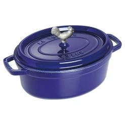 Staub 5.75-Quart Coq Au Vin Cocotte - Dark Blue