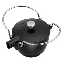 Staub 1 Qt. Round Tea Kettle | Matte Black -Staub Shop 872078001100 4