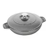 Staub 24 Oz Round Covered Braiser | Graphite Grey -Staub Shop 872078003746 1