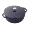 Staub 3.75-Quart Essential French Oven With Rooster Lid - Dark Blue