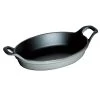 Staub 3.8" X 5.5" Cast Iron Mini Oval Gratin Baking Dish - Graphite Gray -Staub Shop 997908