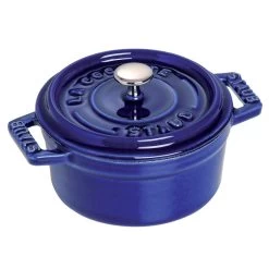 Staub 0.25-Quart Mini Round Cocotte - Dark Blue