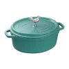 Staub 5.75-Quart Coq Au Vin Cocotte - Turquoise -Staub Shop 997923