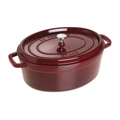 Staub 7-Quart Oval Cocotte - Grenadine