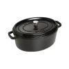 Staub 7-Quart Oval Cocotte - Black 2 Staub 7-Quart Oval Cocotte - Black -Staub Shop 997947
