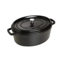 Staub 7-Quart Oval Cocotte - Black
