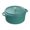 Staub 5.5-Quart Round Cocotte - Turquoise -Staub Shop 997962