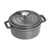 Staub 0.5-Quart Round Cocotte - Graphite Gray -Staub Shop 997964