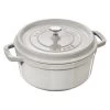 Staub 5.5-Quart Round Cocotte - White Truffle 1 Staub 5.5-Quart Round Cocotte - White Truffle -Staub Shop 997976