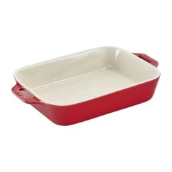 Staub 6" X 7.5" Ceramic Rectangular Baking Dish - Cherry
