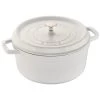 Staub 7-Quart Round Cocotte - White -Staub Shop 997989