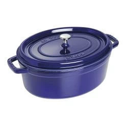 Staub 7-Quart Oval Cocotte - Dark Blue