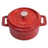 Staub 0.25-Quart Mini Round Cocotte - Cherry -Staub Shop 997998 62815495 b280 4723 852a a3c815bfee65