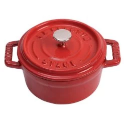 Staub 0.25-Quart Mini Round Cocotte - Cherry