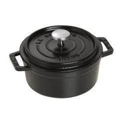 Staub 0.5-Quart Round Cocotte - Black