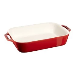 Staub 7.5" X 10.5" Ceramic Rectangular Baking Dish - Cherry