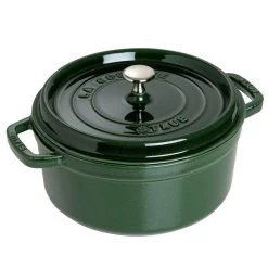Staub 5.5-Quart Round Cocotte - Basil