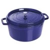 Staub 13.25-Quart Round Cocotte - Dark Blue -Staub Shop 998042
