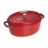 Staub 7-Quart Oval Cocotte - Cherry 1 Staub 7-Quart Oval Cocotte - Cherry -Staub Shop 998049