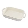 Staub 7.5" X 10.5" Ceramic Rectangular Baking Dish - Rustic Ivory 2 Staub 7.5" X 10.5" Ceramic Rectangular Baking Dish - Rustic Ivory -Staub Shop 998083