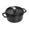 Staub 2.75-Quart Round Cocotte - Black 2 Staub 2.75-Quart Round Cocotte - Black -Staub Shop 998095