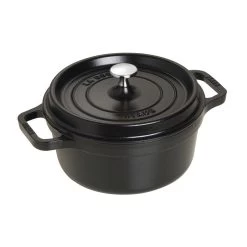 Staub 2.75-Quart Round Cocotte - Black