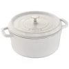 Staub 5.5-Quart Round Cocotte - White -Staub Shop 998140