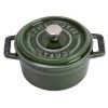 Staub 0.25-Quart Mini Round Cocotte - Basil -Staub Shop 998156 250dbdf0 a84a 4a8a a25a a3b8129db656