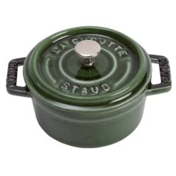 Staub 0.25-Quart Mini Round Cocotte - Basil