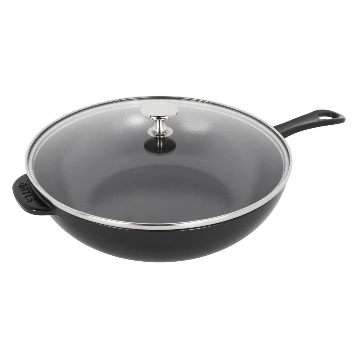 Staub 2.9 Qt Cast Iron Daily Pan | Black 3 Staub 2.9 Qt Cast Iron Daily Pan | Black