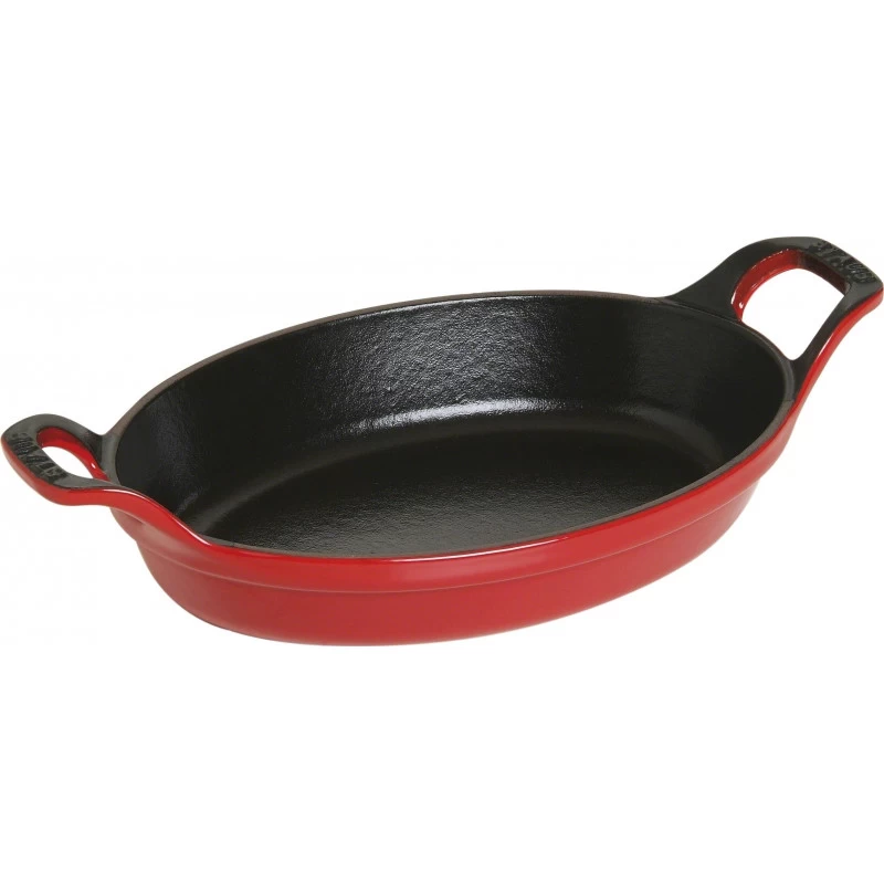 Baking Dish Staub Oval 21 Cm, Cherry 40509-896-0 3 Baking Dish Staub Oval 21 Cm, Cherry 40509-896-0