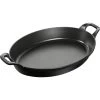 Baking Dish Staub Oval 32 Cm, Black 40509-342-0 -Staub Shop staub baking dish oval 32 cm black 40509 342 0