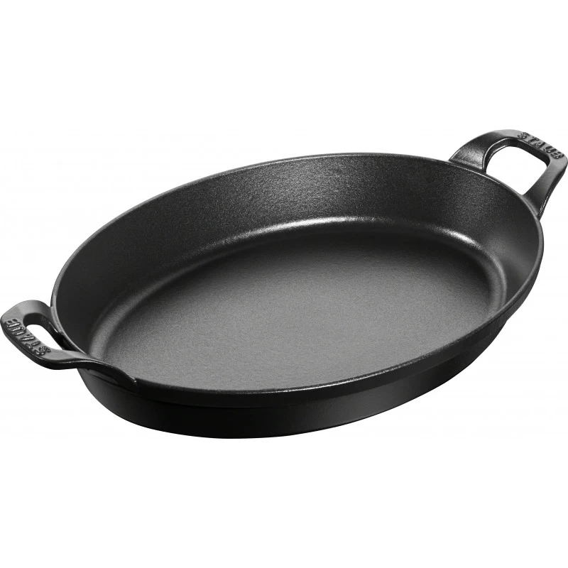 Baking Dish Staub Oval 32 Cm, Black 40509-342-0 3 Baking Dish Staub Oval 32 Cm, Black 40509-342-0