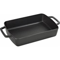 Baking Dish Staub Rectangular 30 X 20 Cm, Black 40510-323-0