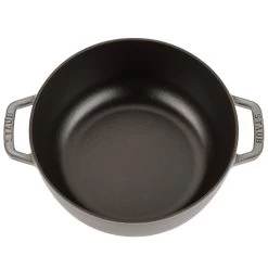 Staub 3.75 Qt. Essential French Oven | Graphite Grey -Staub Shop staub cast iron 4 qt essential f 4