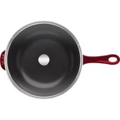 Staub 2.9 Qt Cast Iron Daily Pan | Grenadine -Staub Shop staub cast iron daily pan grenadine 1