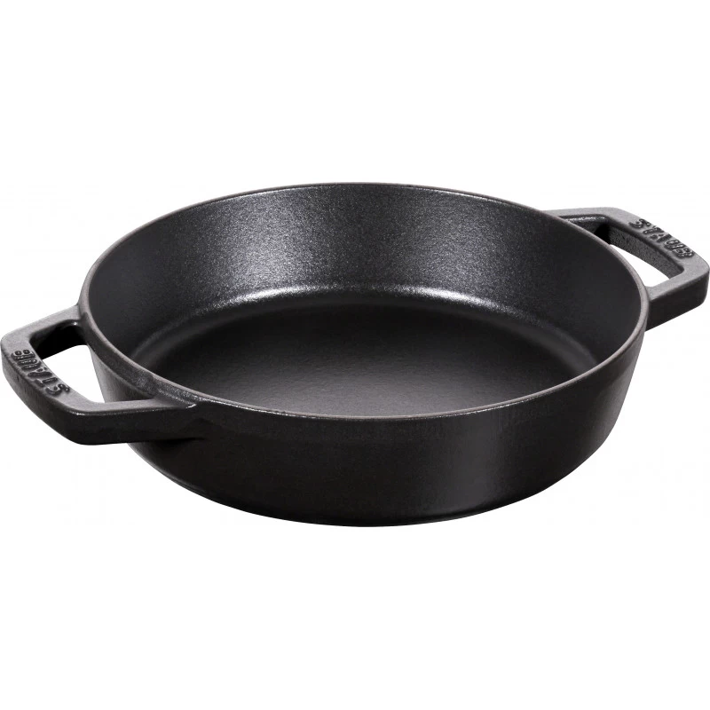 Pan Staub Cast Iron Frying 20 Cm, Black 40511-659-0 3 Pan Staub Cast Iron Frying 20 Cm, Black 40511-659-0