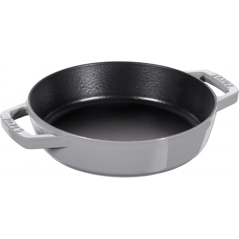 Pan Staub Cast Iron Frying 20 Cm, Graphite Grey 40511-660-0 3 Pan Staub Cast Iron Frying 20 Cm, Graphite Grey 40511-660-0