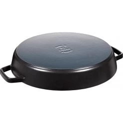 Pan Staub Cast Iron Frying 34 Cm, Black 40511-073-0 -Staub Shop staub cast iron frying pan 34 cm black 40511 073 0 1