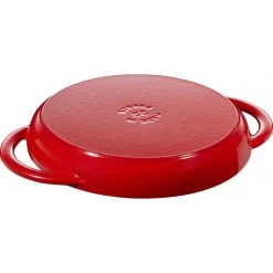Pan Staub Cast Iron Grill Round 22 Cm, Cherry 40511-524-0 5 Pan Staub Cast Iron Grill Round 22 Cm, Cherry 40511-524-0 -Staub Shop staub cast iron grill pan round 22 cm cherry 40511 524 0 1