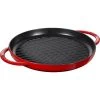 Pan Staub Cast Iron Grill Round 30 Cm, Cherry 40511-525-0 1 Pan Staub Cast Iron Grill Round 30 Cm, Cherry 40511-525-0 -Staub Shop staub cast iron grill pan round 30 cm cherry 40511 525 0