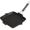 Pan Staub Cast Iron Grill Square 24 Cm, Black 40509-344-0 2 Pan Staub Cast Iron Grill Square 24 Cm, Black 40509-344-0 -Staub Shop staub cast iron grill pan square 24 cm black 40509 344 0