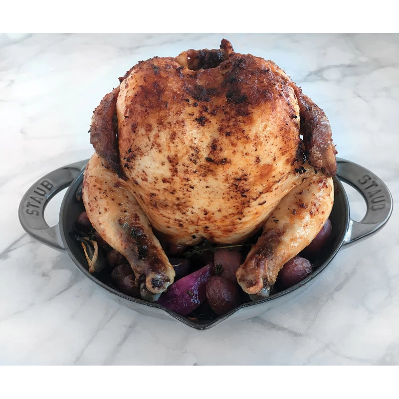 Baking Dish Staub Cast Iron Vertical Chicken Roaster 24 Cm, Graphite Grey 40509-517-0 4 Baking Dish Staub Cast Iron Vertical Chicken Roaster 24 Cm, Graphite Grey 40509-517-0 - Image 2