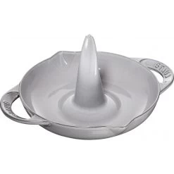 Baking Dish Staub Cast Iron Vertical Chicken Roaster 24 Cm, Graphite Grey 40509-517-0