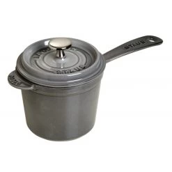 Staub La Cocotte Round Saucepan 14 Cm, Graphite Grey 40509-706-0